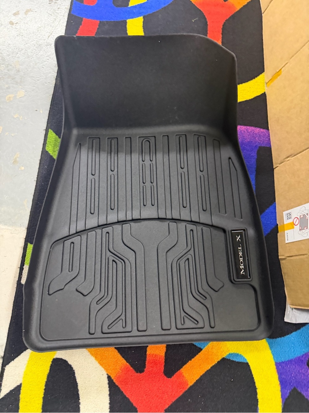 OEM WeatherTech FloorLiners for Tesla Model X - Front Row Pair (Driver & Passeng